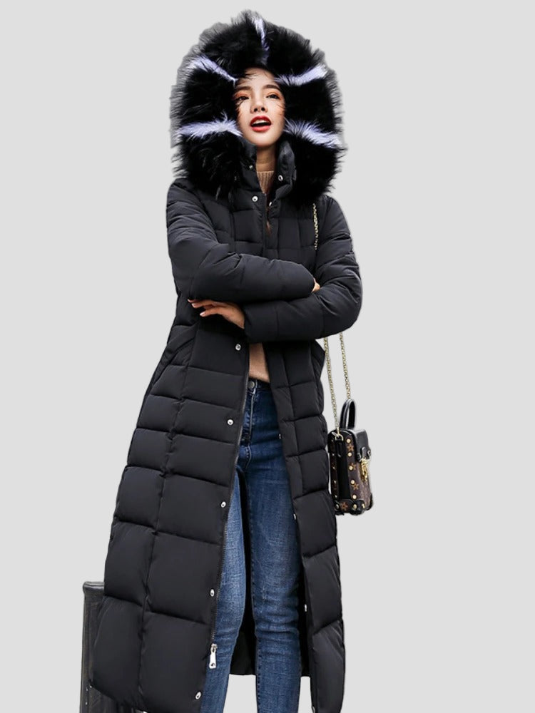 Eleganter Puffer Mantel für kalte Tage 0