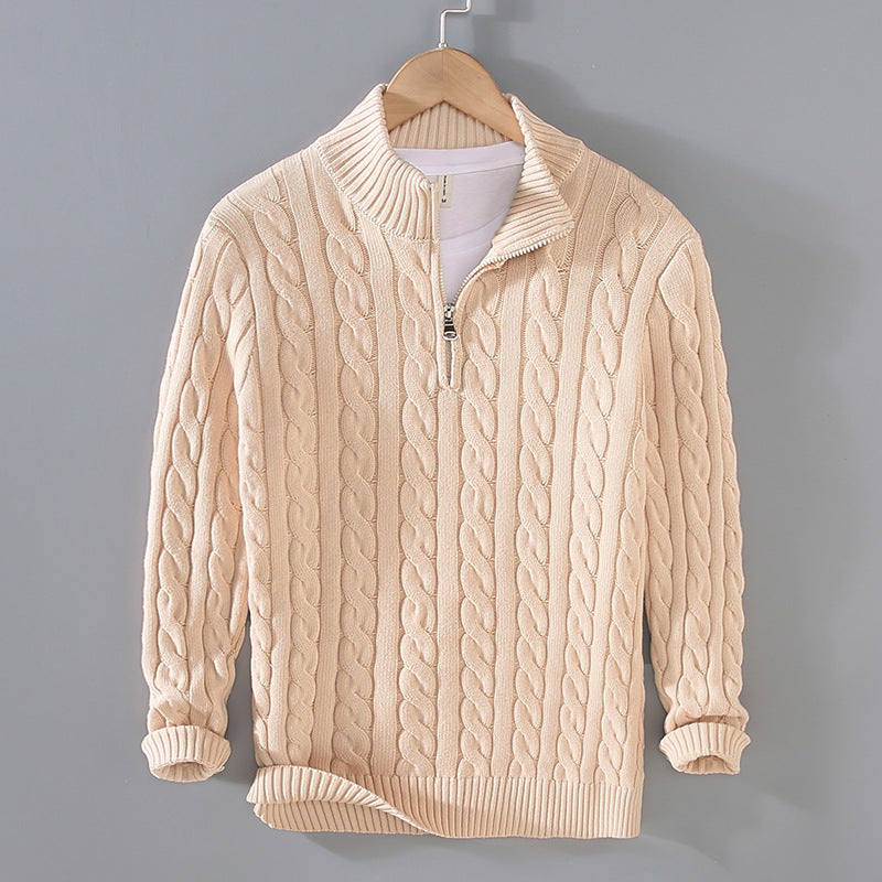 Eleganter Pullover mit Halbreißverschluss für Stilbewusste 1
