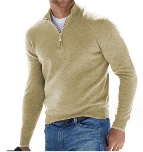 Eleganter Pullover mit Halbreißverschluss für Stilbewusste 11