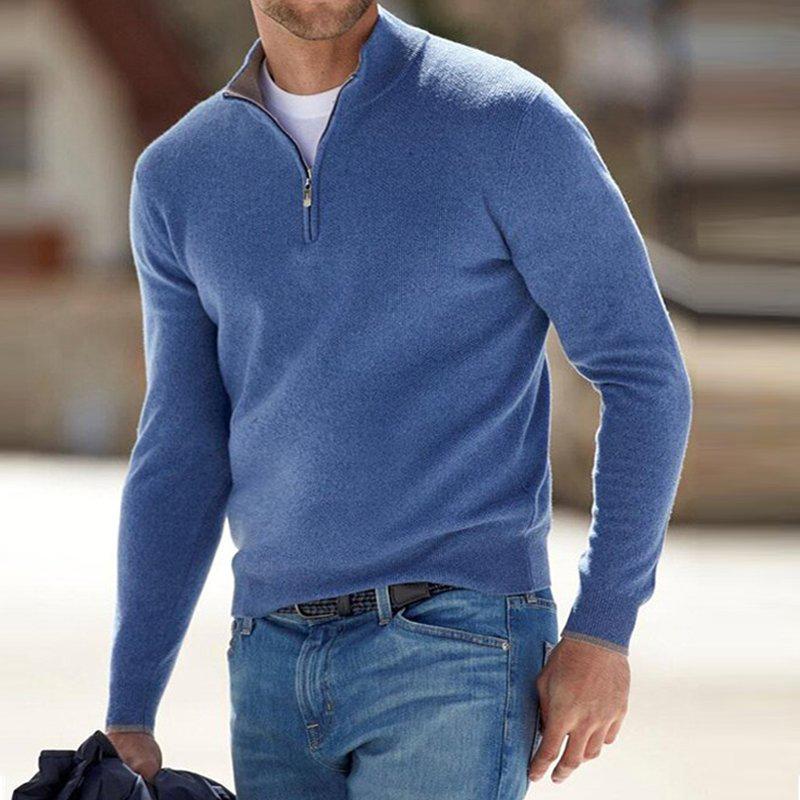 Eleganter Pullover mit Halbreißverschluss für Stilbewusste 1