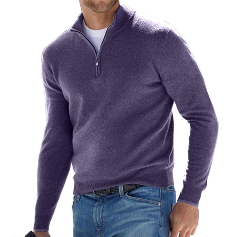 Eleganter Pullover mit Halbreißverschluss für Stilbewusste 6