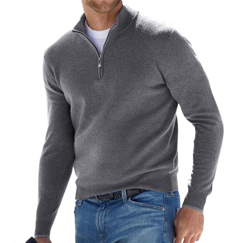 Eleganter Pullover mit Halbreißverschluss für Stilbewusste 8