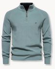 Eleganter Pullover mit Stehkragen und Zip 3