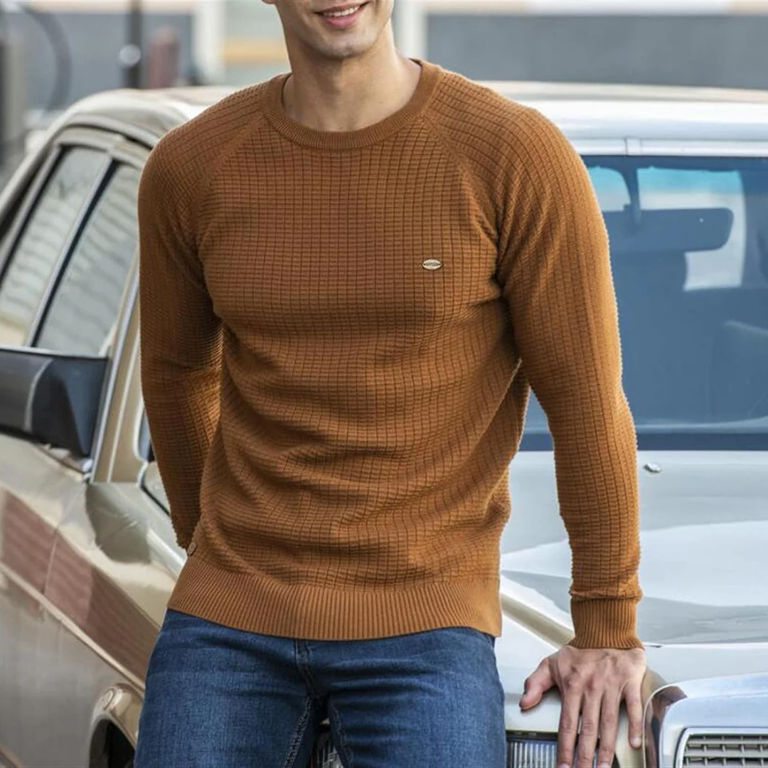 Eleganter Pullover mit Struktur für stilvolle Anlässe 1