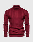 Eleganter Rollkragenpullover mit Streifen 2