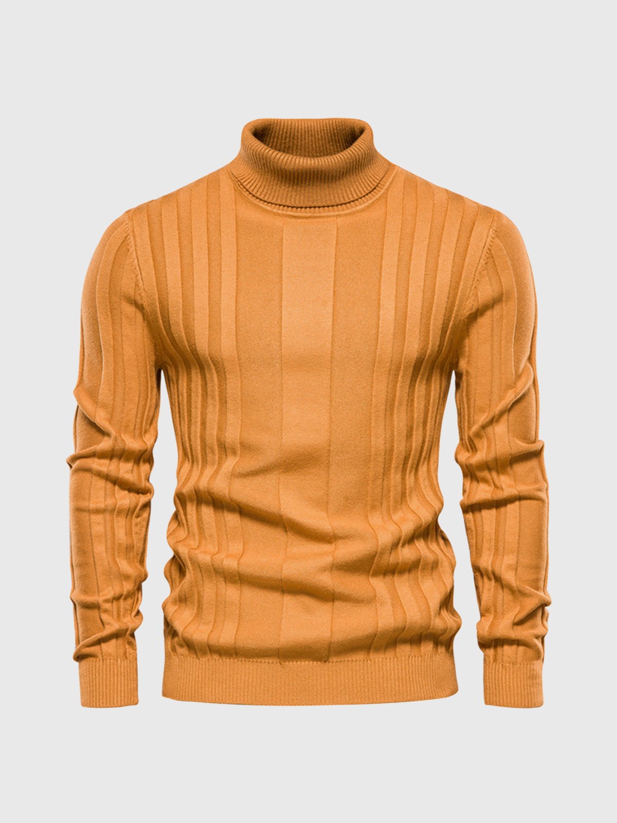 Eleganter Rollkragenpullover mit Streifen 3