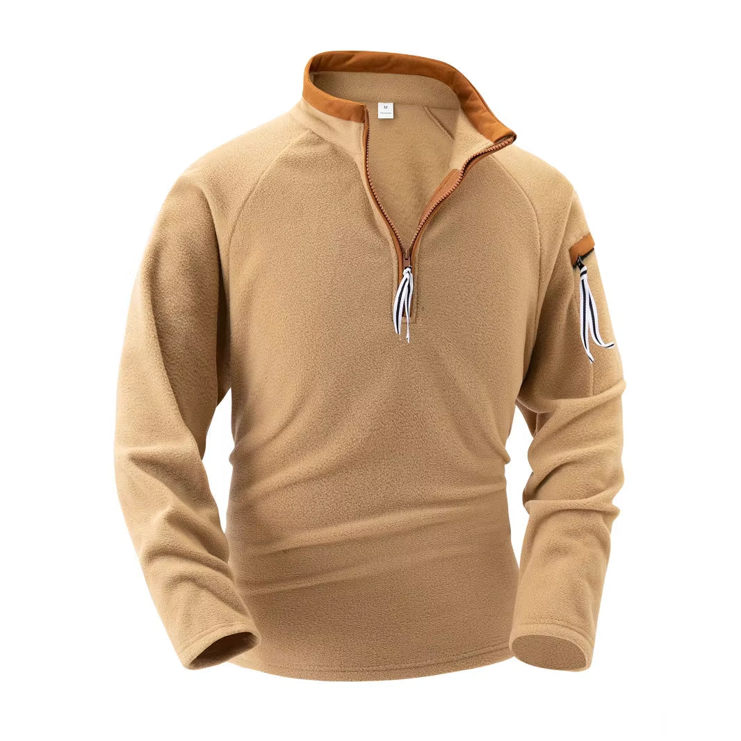 Eleganter Stehkragenpullover für Stilvolle Herren 0