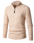 Eleganter Strickpullover mit Halbreißverschluss für Stil 2