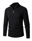 Eleganter Strickpullover mit Halbreißverschluss für Stil 3