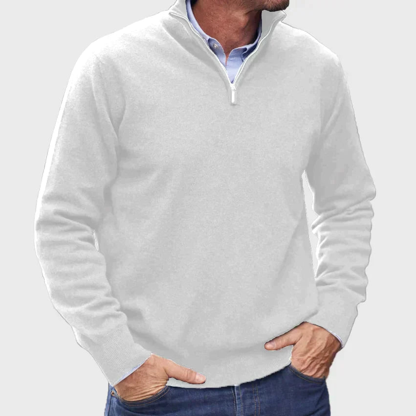 Eleganter Strickpullover mit Raffiniertem Stehkragen 6