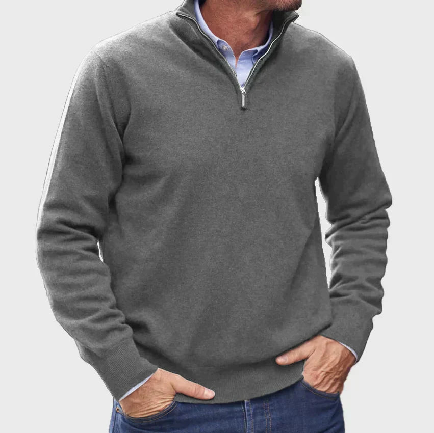 Eleganter Strickpullover mit Raffiniertem Stehkragen 7