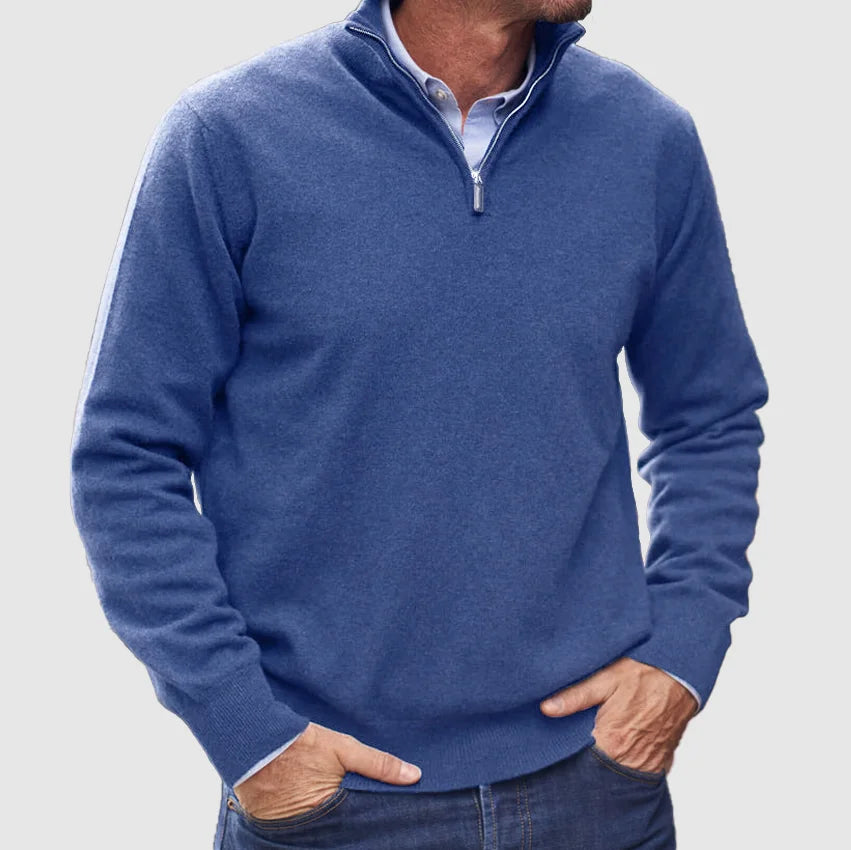 Eleganter Strickpullover mit Raffiniertem Stehkragen 9