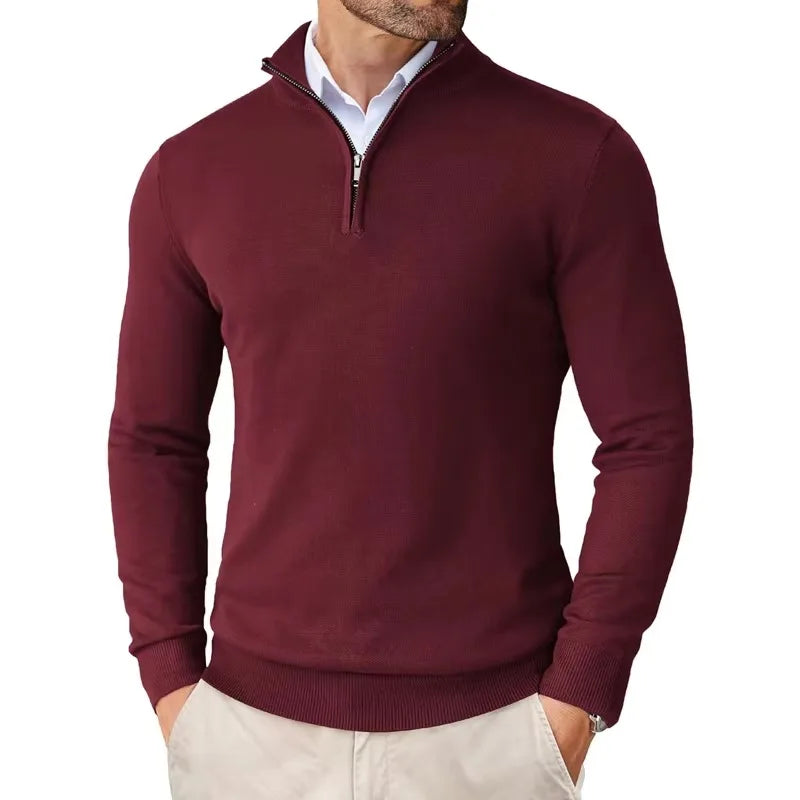 Eleganter Strickpullover mit Reißverschluss für Stilbewusste 5