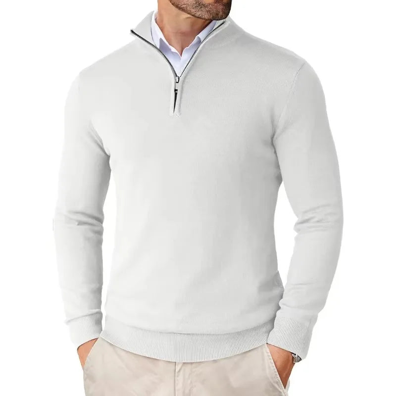 Eleganter Strickpullover mit Reißverschluss für Stilbewusste 6