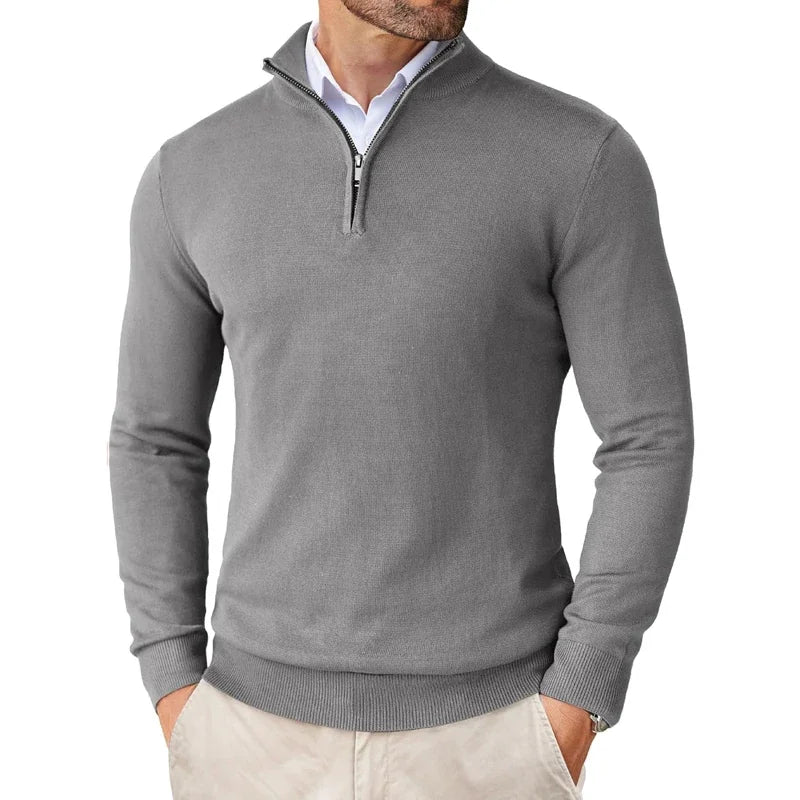 Eleganter Strickpullover mit Reißverschluss für Stilbewusste 8