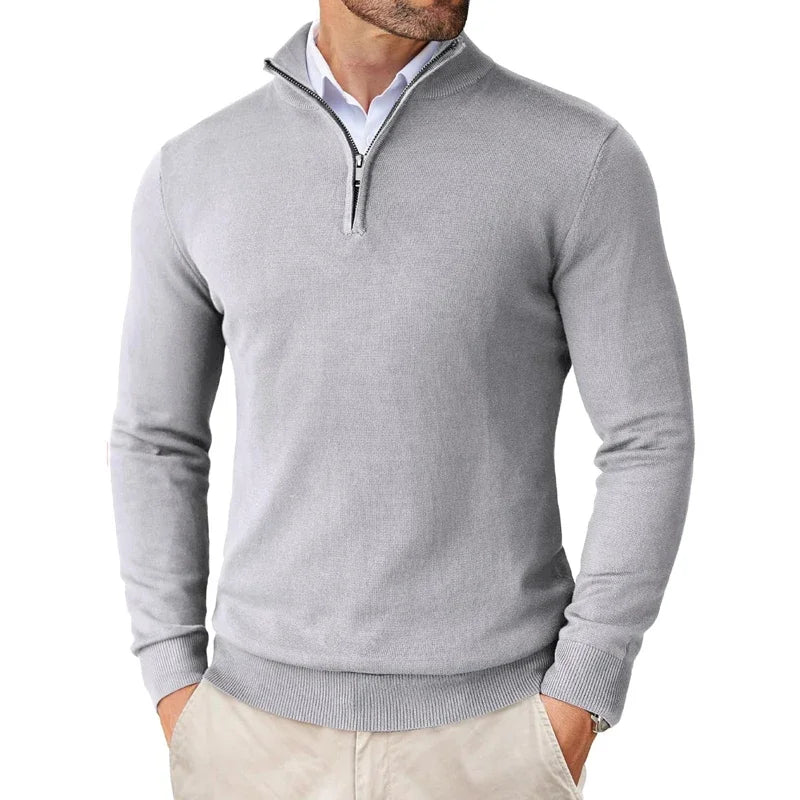 Eleganter Strickpullover mit Reißverschluss für Stilbewusste 9