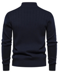 Eleganter Strickpullover mit halbem Reißverschluss 5