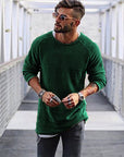 Eleganter Strickpullover mit langem Arm 0
