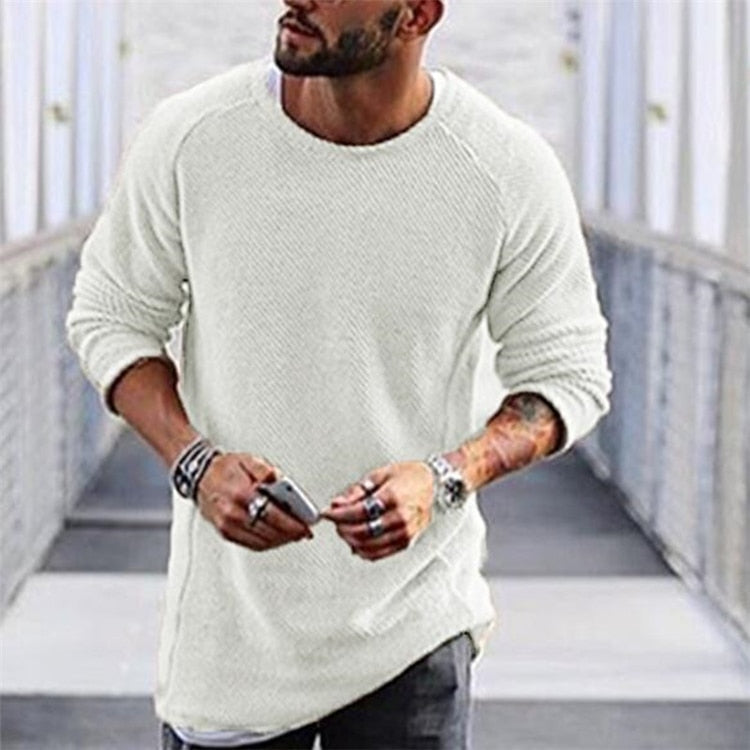 Eleganter Strickpullover mit langem Arm 1
