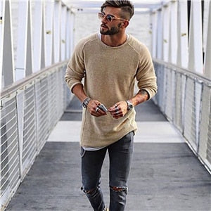 Eleganter Strickpullover mit langem Arm 2