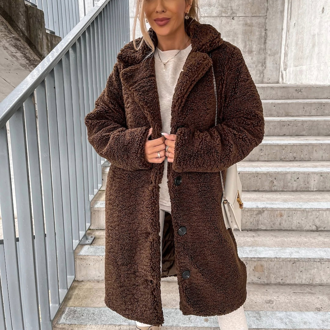 Eleganter Teddy Mantel für Stilvolle Wintertage 4
