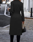 Eleganter Trenchcoat Damen Schwarz für Stilvolle Auftritte 1