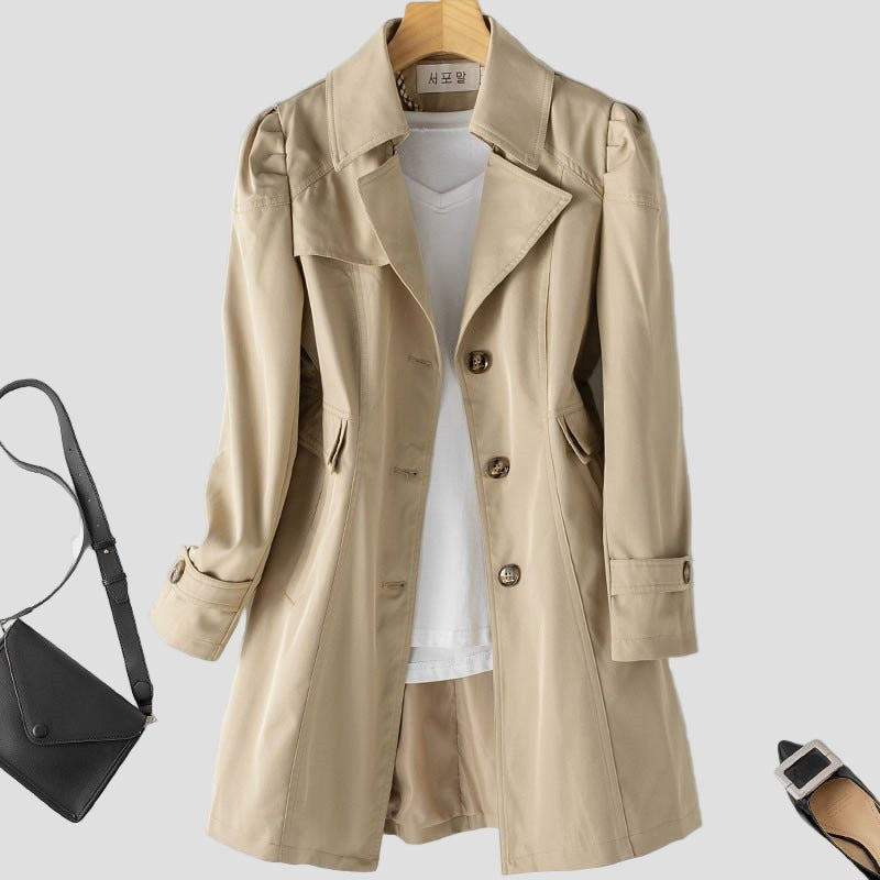 Eleganter Trenchcoat in Beige für Stilvolle Tage 0