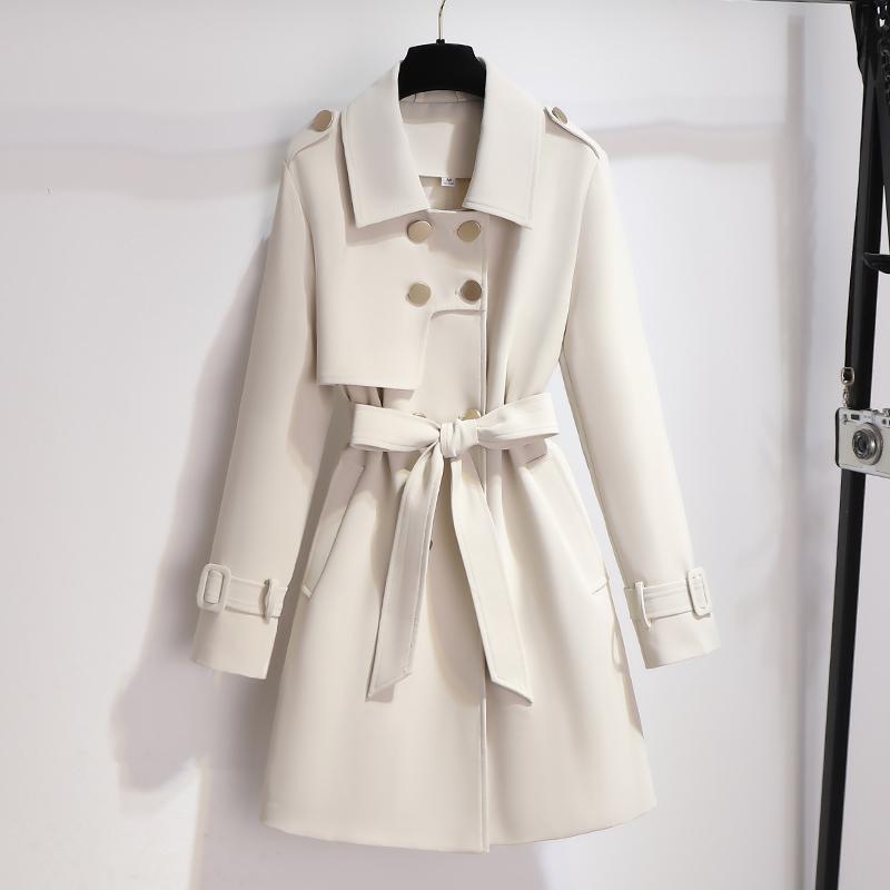 Eleganter Trenchcoat in Klassischem Weiß für Stilbewusste 0
