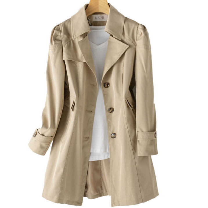 Eleganter Trenchcoat mit Kapuze für jede Gelegenheit 0