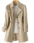 Eleganter Trenchcoat mit Kapuze für jede Gelegenheit 0