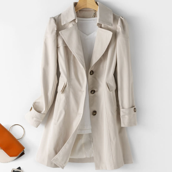 Eleganter Trenchcoat mit Kapuze für jede Gelegenheit 1