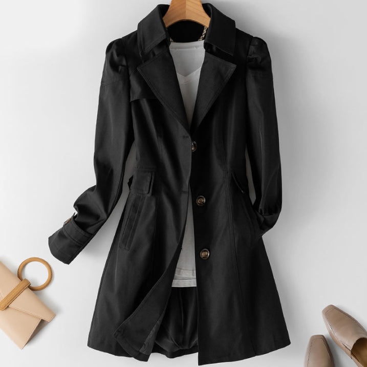 Eleganter Trenchcoat mit Kapuze für jede Gelegenheit 2