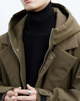 Eleganter Trenchcoat mit Puffer-Design für kalte Tage 1