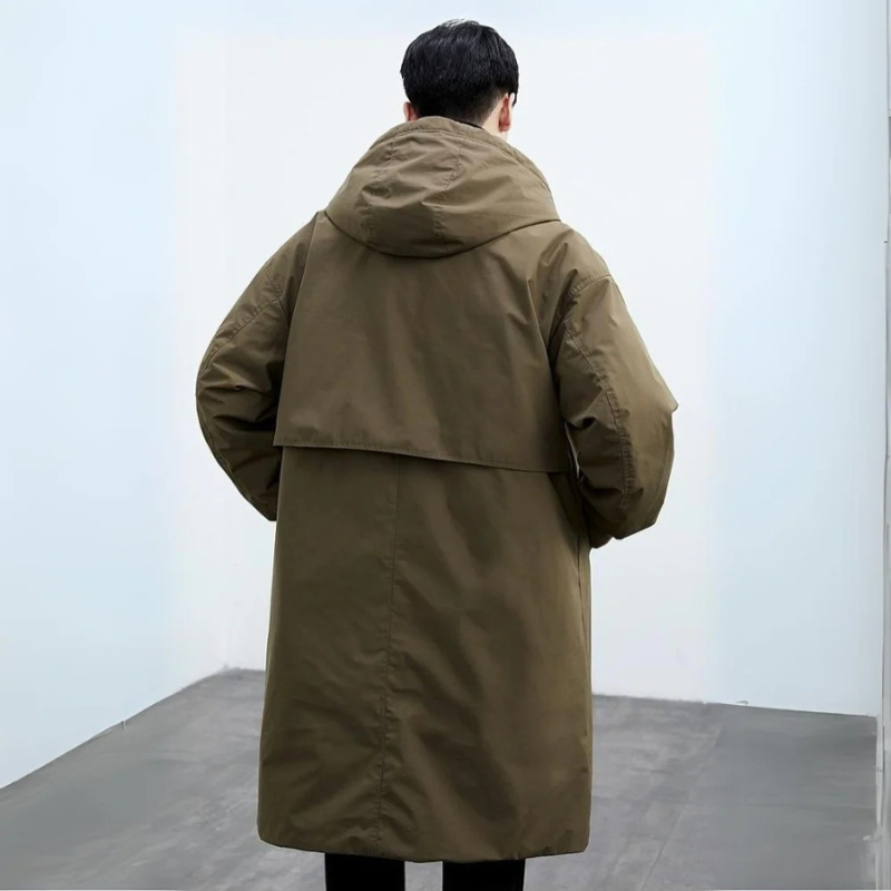 Eleganter Trenchcoat mit Puffer-Design für kalte Tage 2