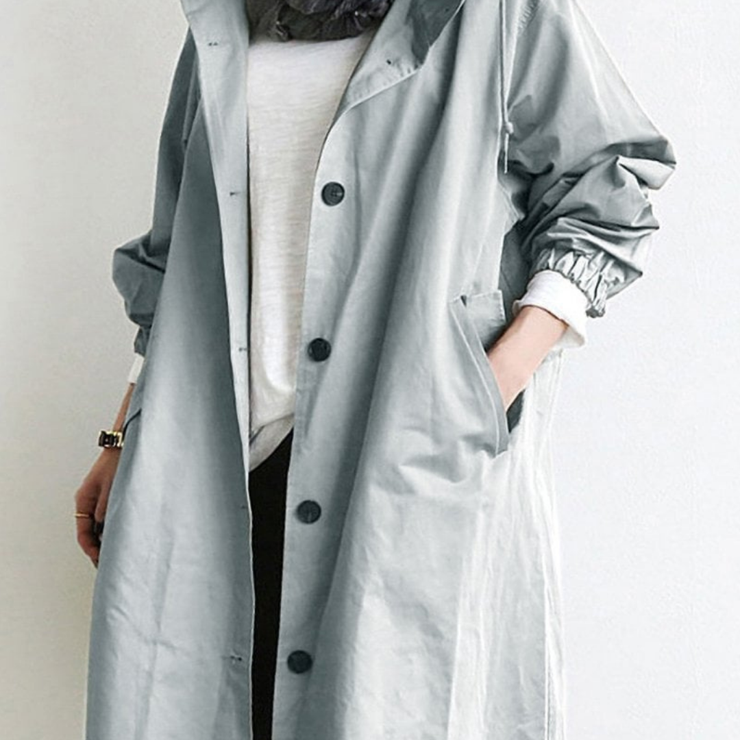 Eleganter Trenchcoat mit wasserdichtem Design 0