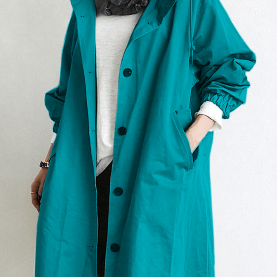Eleganter Trenchcoat mit wasserdichtem Design 3