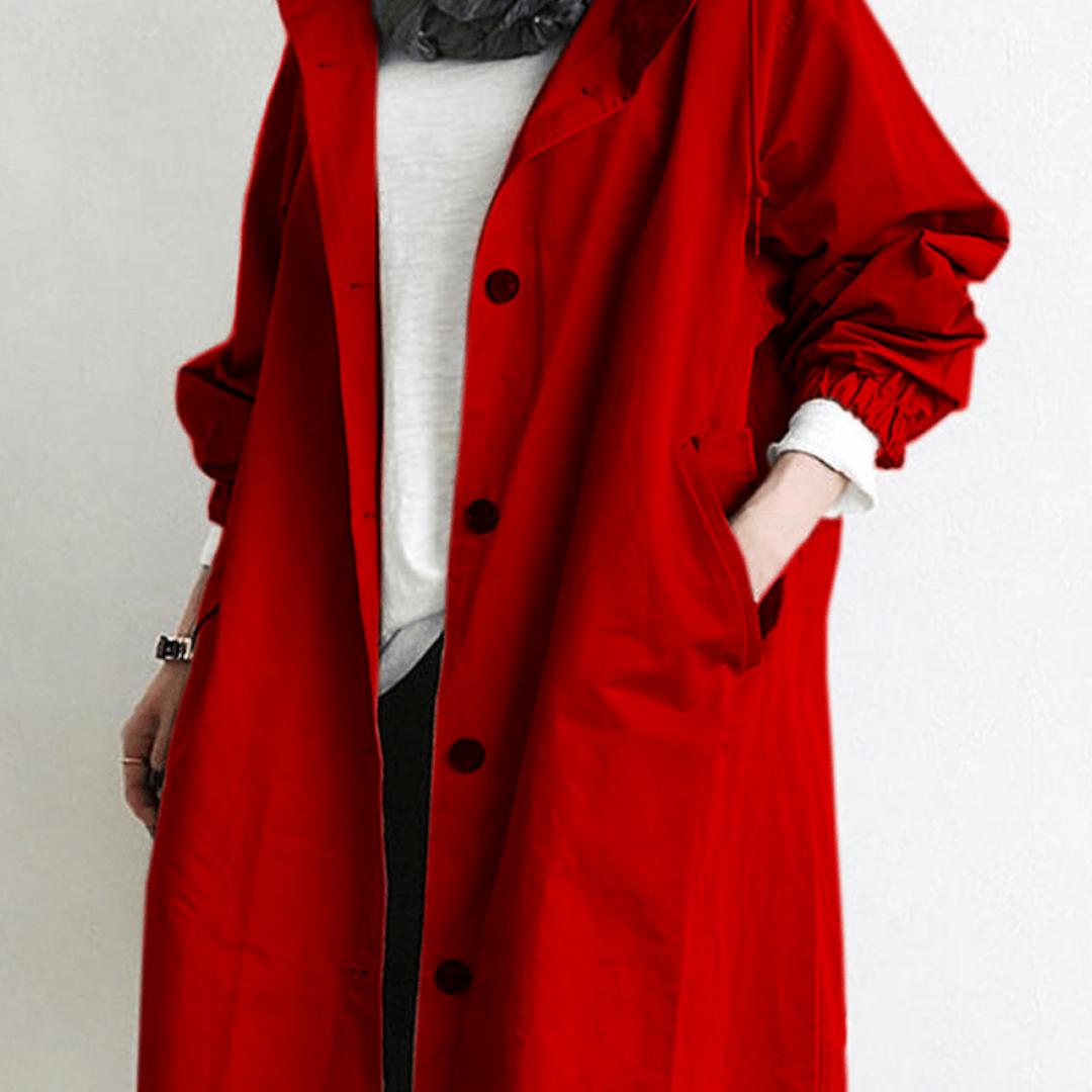 Eleganter Trenchcoat mit wasserdichtem Design 4