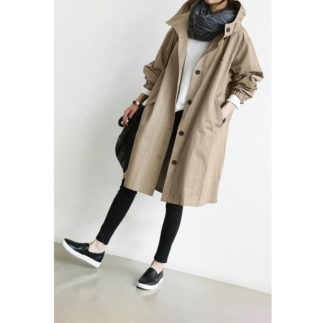 Eleganter Trenchcoat mit wasserdichtem Design 7