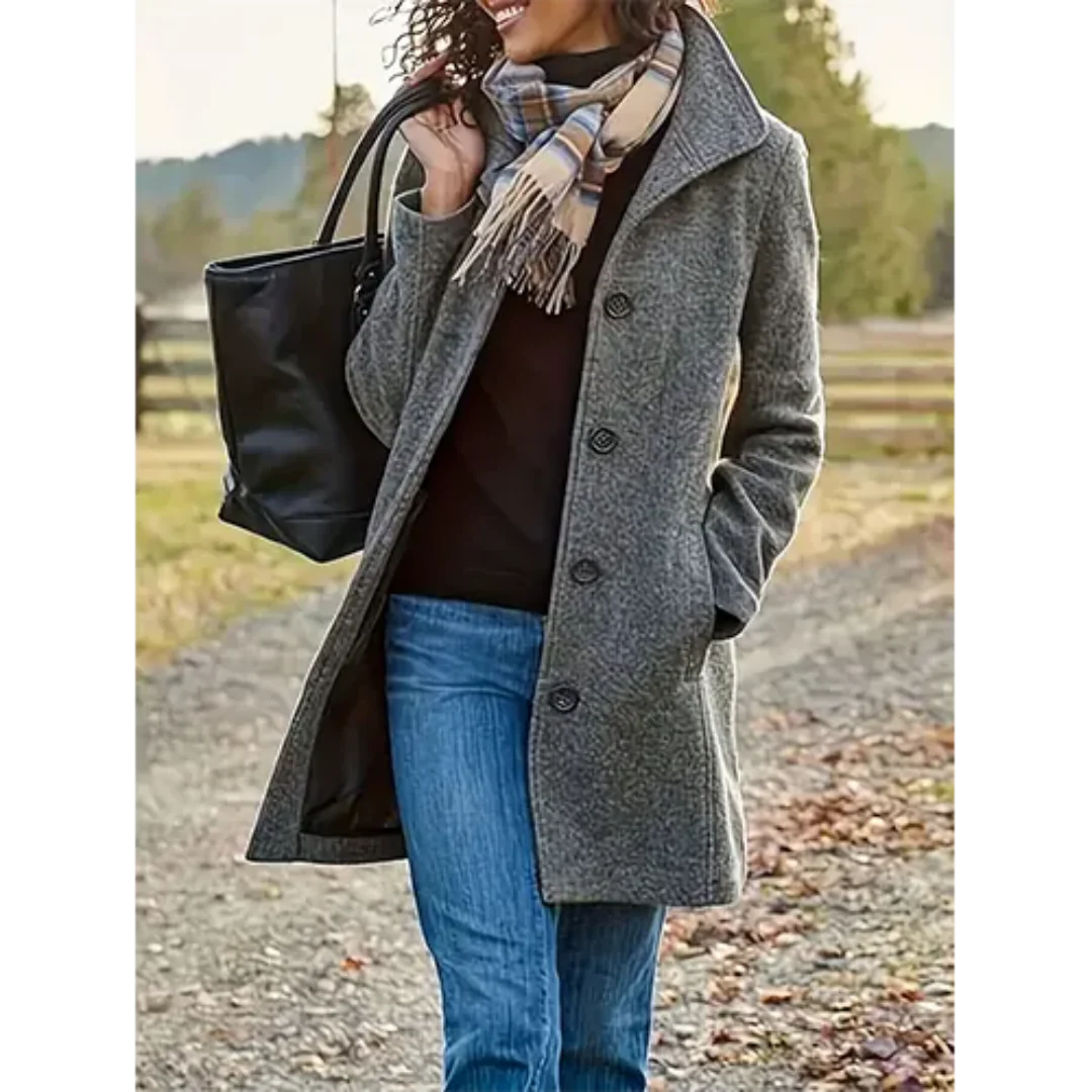 Eleganter Winter-Trenchcoat mit schmeichelnder Silhouette 0