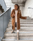 Eleganter Wintermantel mit flauschigem Komfort 1