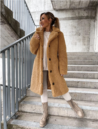 Eleganter Wintermantel mit flauschigem Komfort 3