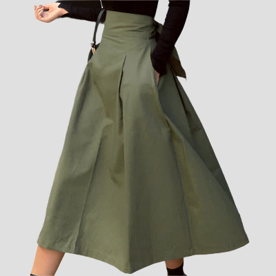 Eleganter langer Rock aus atmungsaktivem Material für jeden Anlass 1