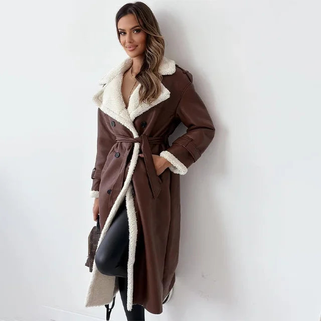 Eleganter langer Wintermantel für stilvolle Tage 3