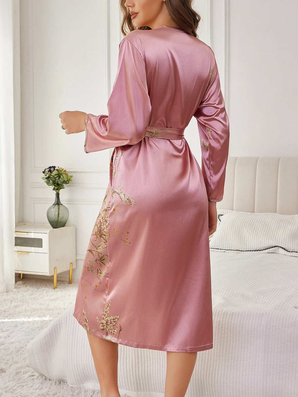 Elegantes Blumenkleid mit Tailliertem Schnitt 4