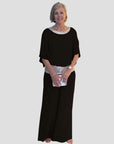 Elegantes Chiffon-Outfit mit Pailletten – Zweiteiliges Ensemble für besondere Anlässe und Freizeit 1