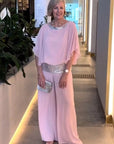 Elegantes Chiffon-Outfit mit Pailletten – Zweiteiliges Ensemble für besondere Anlässe und Freizeit 3