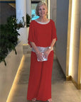 Elegantes Chiffon-Outfit mit Pailletten – Zweiteiliges Ensemble für besondere Anlässe und Freizeit 4