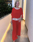Elegantes Chiffon-Outfit mit Pailletten – Zweiteiliges Ensemble für besondere Anlässe und Freizeit 5