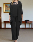 Elegantes Damen Festanzug Set – Dreiteiliges Outfit für Besondere Anlässe 4