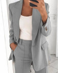 Elegantes Damen Anzug Set – Zweiteiliges Outfit für Büro und besondere Anlässe 2